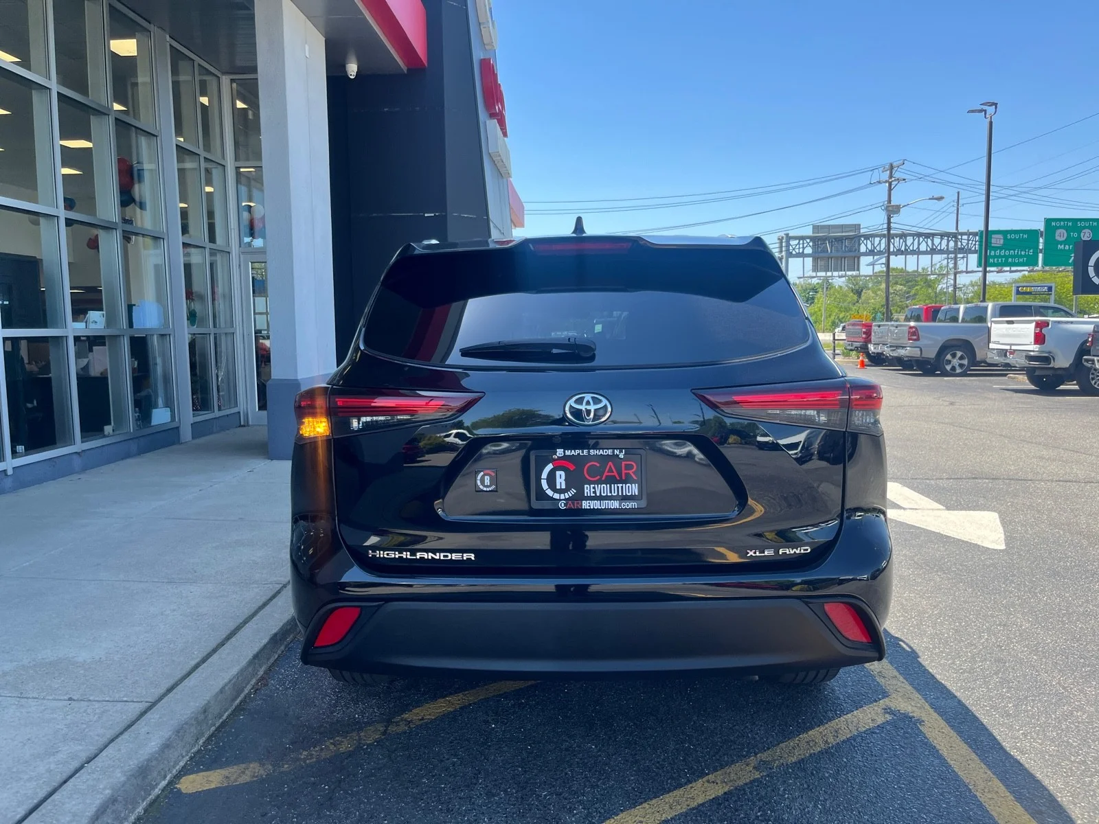 Used 2024 Midnight Black Metallic Toyota XLE AWD image 7