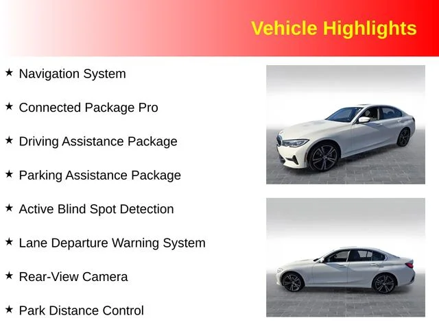 Used 2021 White BMW 330i xDrive image 3