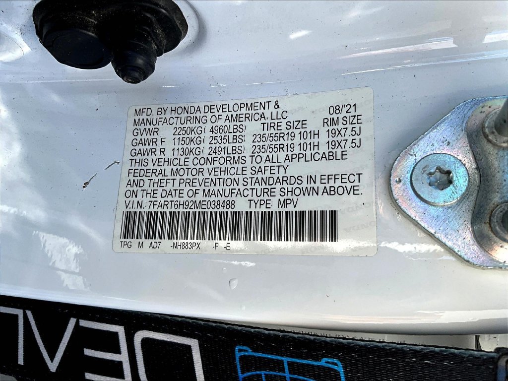 Used 2021 White Honda Touring image 20