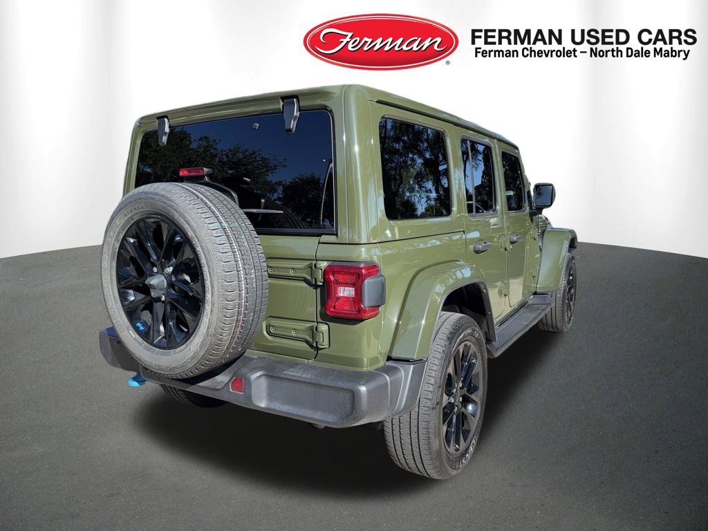 Used 2023 Green Jeep Sahara 4xe image 8