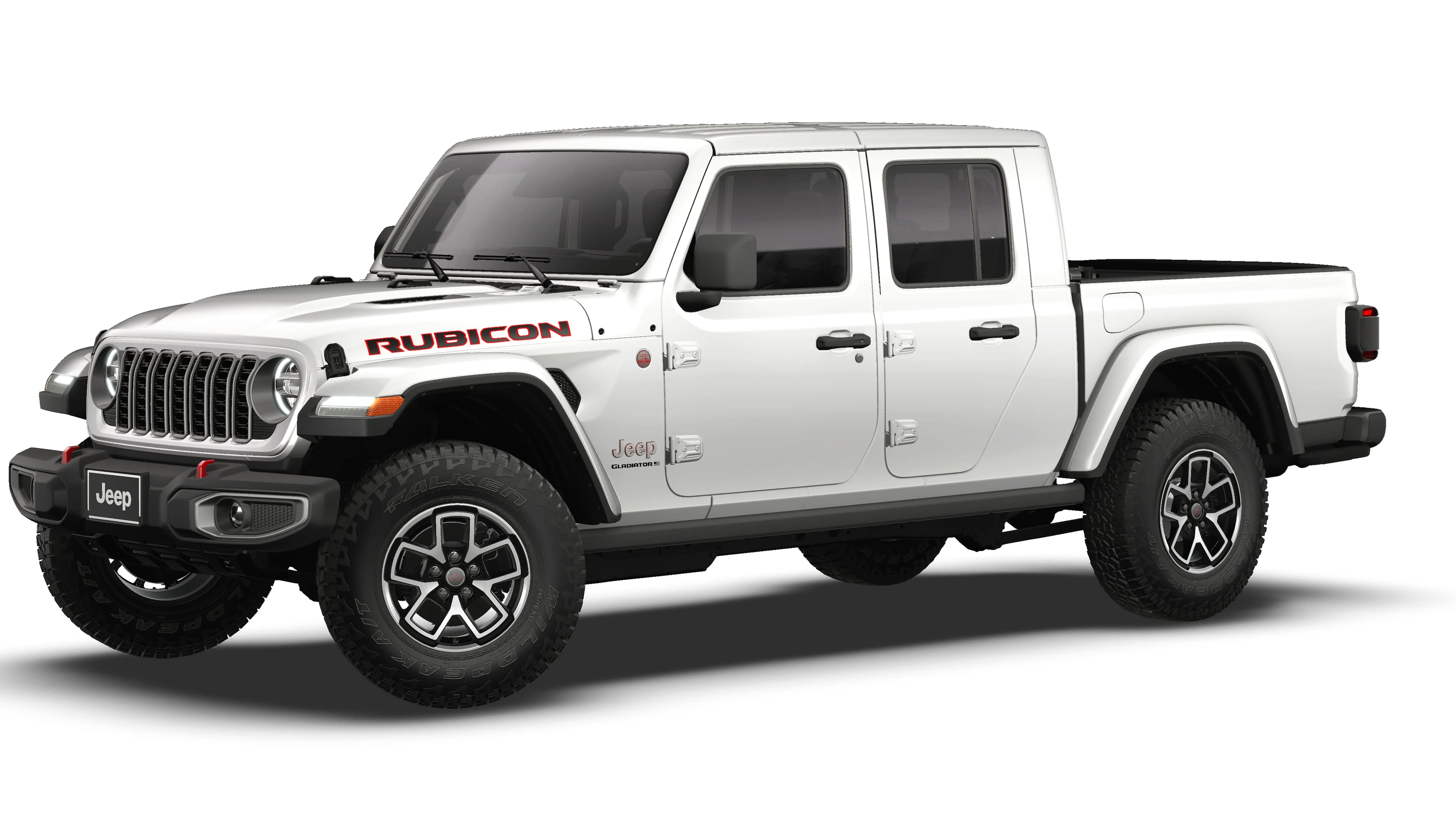 New 2026 Bright White Clear-Coat Exterior Paint Jeep Rubicon image 13