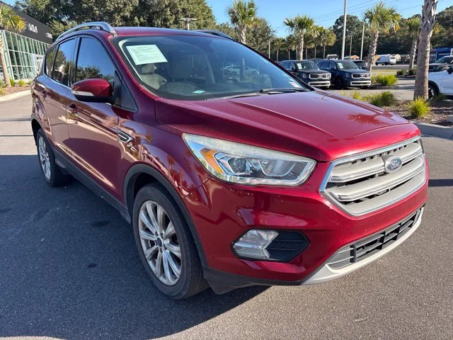 Used 2017 Red Ford Titanium image 2