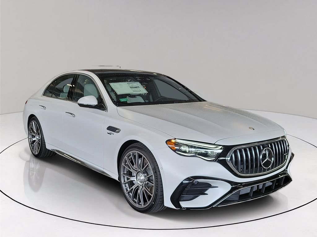 New 2027 MANUFAKTUR Moonlight White Magno Mercedes-Benz AMG® E 53 E 4MATIC+ Sedan image 1