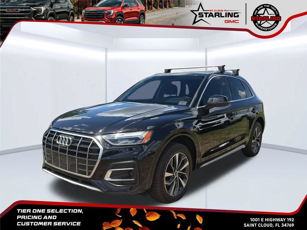 Used 2021 Black Audi Premium Plus 45 TFSI quattro S tronic image 1