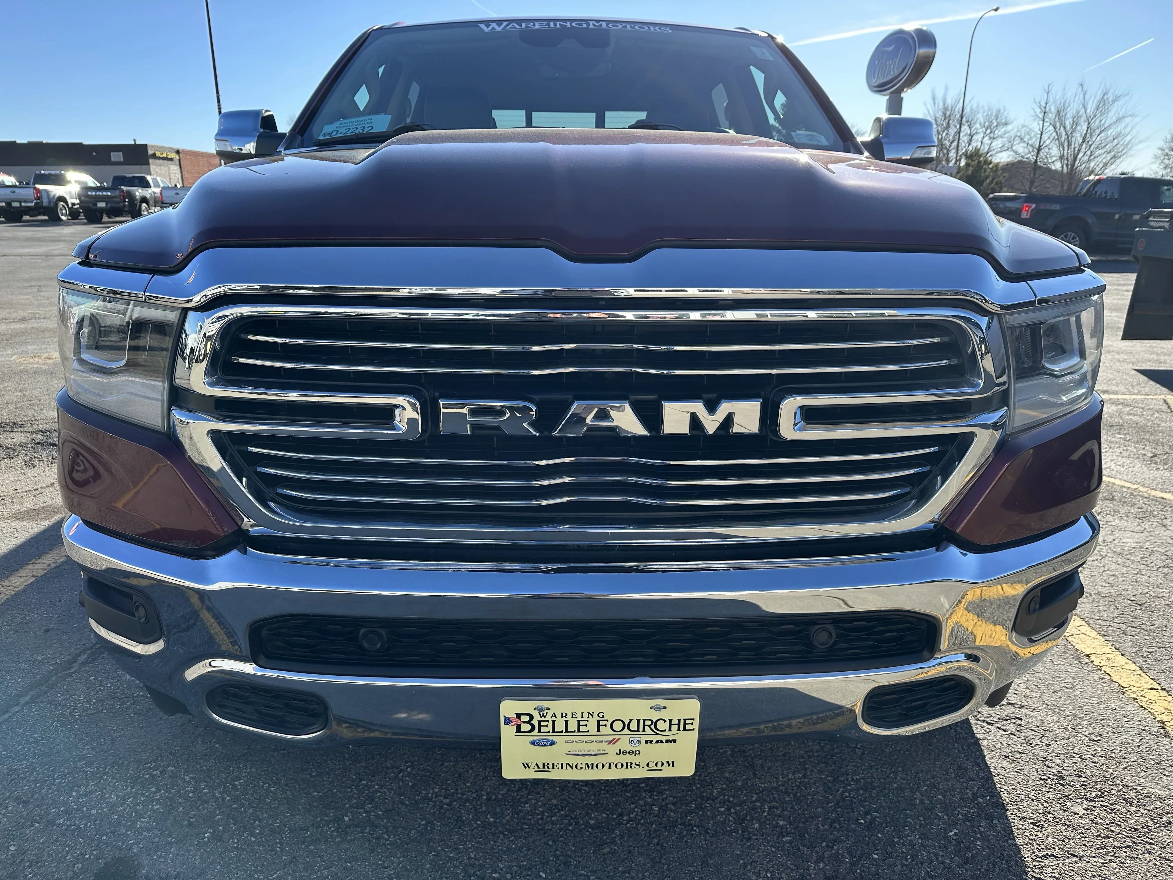 Used 2021 Delmonico Red Pearlcoat Ram Laramie image 9