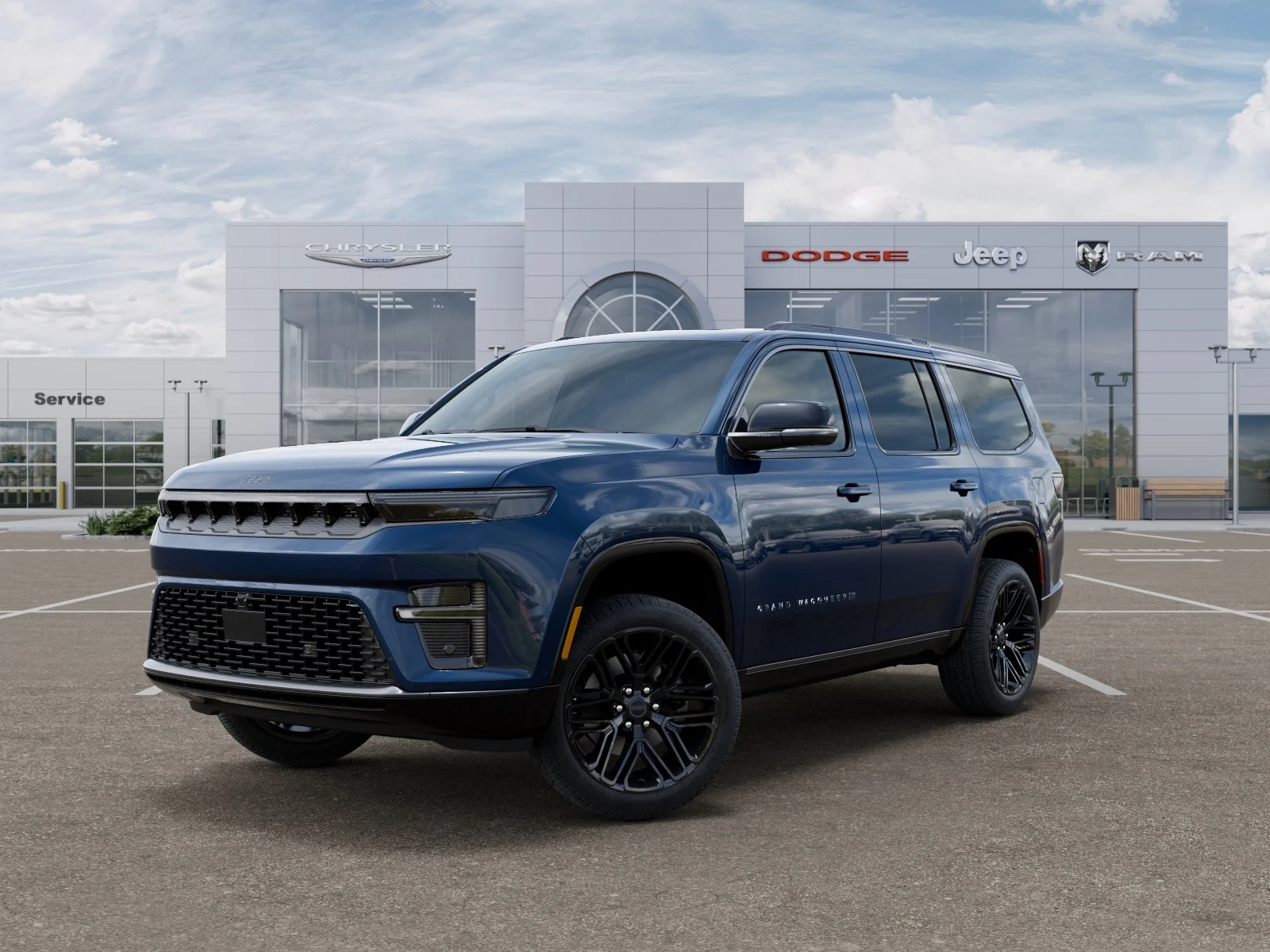 New 2026 Fathom Blue Pearlcoat Jeep  image 1