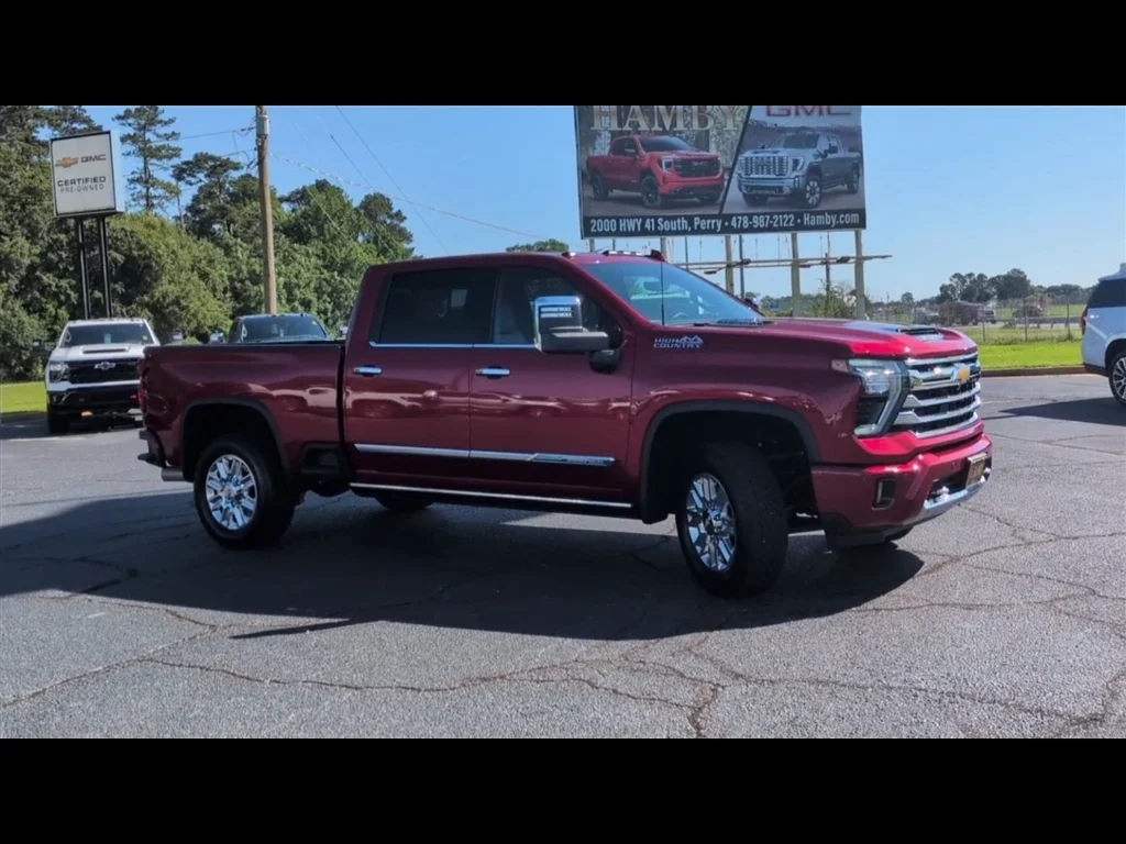 Used 2025 Radiant Red Tintcoat Chevrolet High Country image 2