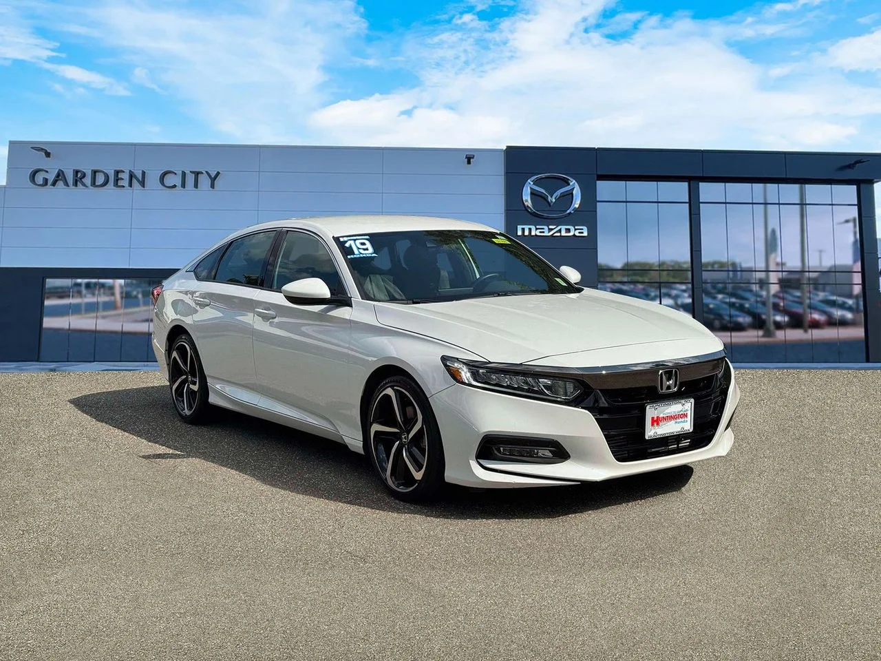 Used 2019 Platinum White Pearl Honda Sport image 1