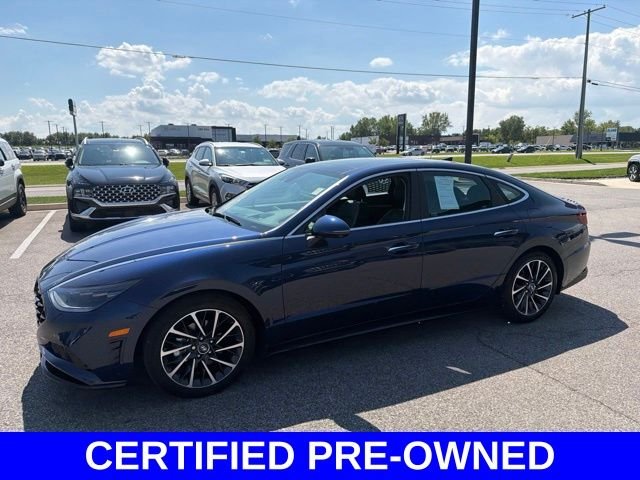 Certified Used 2021 Blue Hyundai Limited image 9