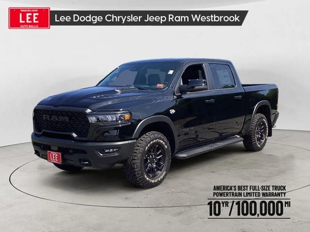 New 2026 Diamond Black Ram REBEL CREW CAB 4X4 5