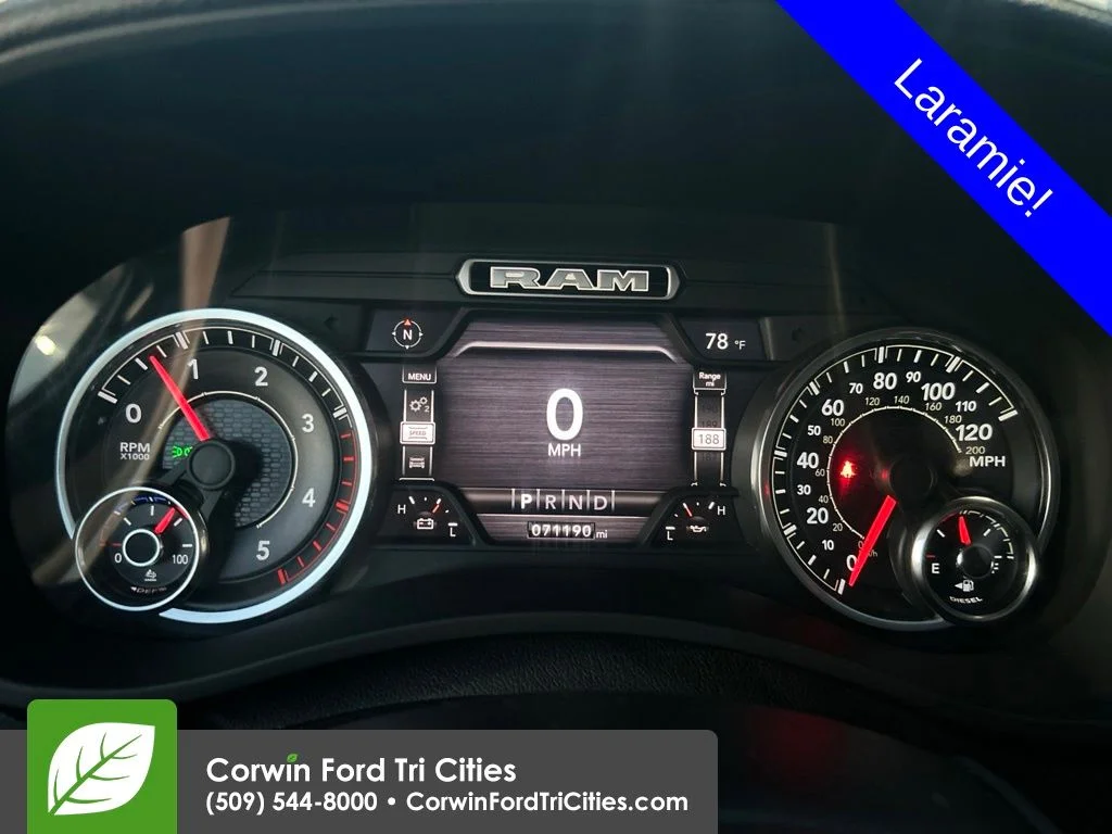 Used 2019 White Ram Laramie image 15