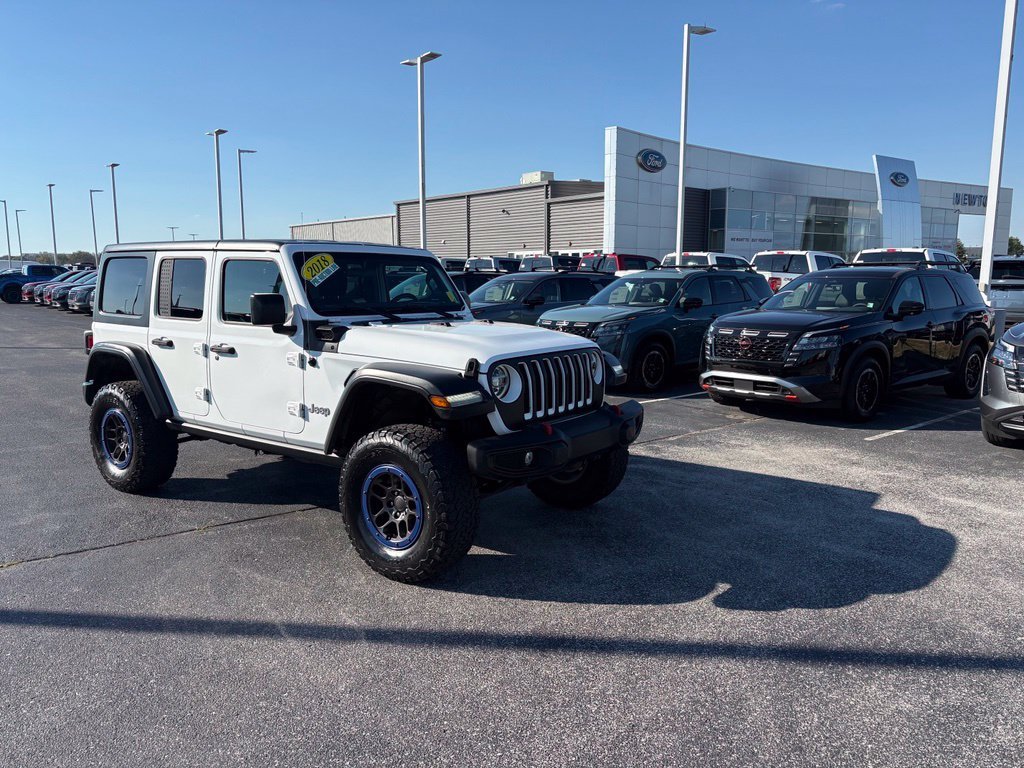 Used 2018 White Jeep Unlimited Sport S image 2