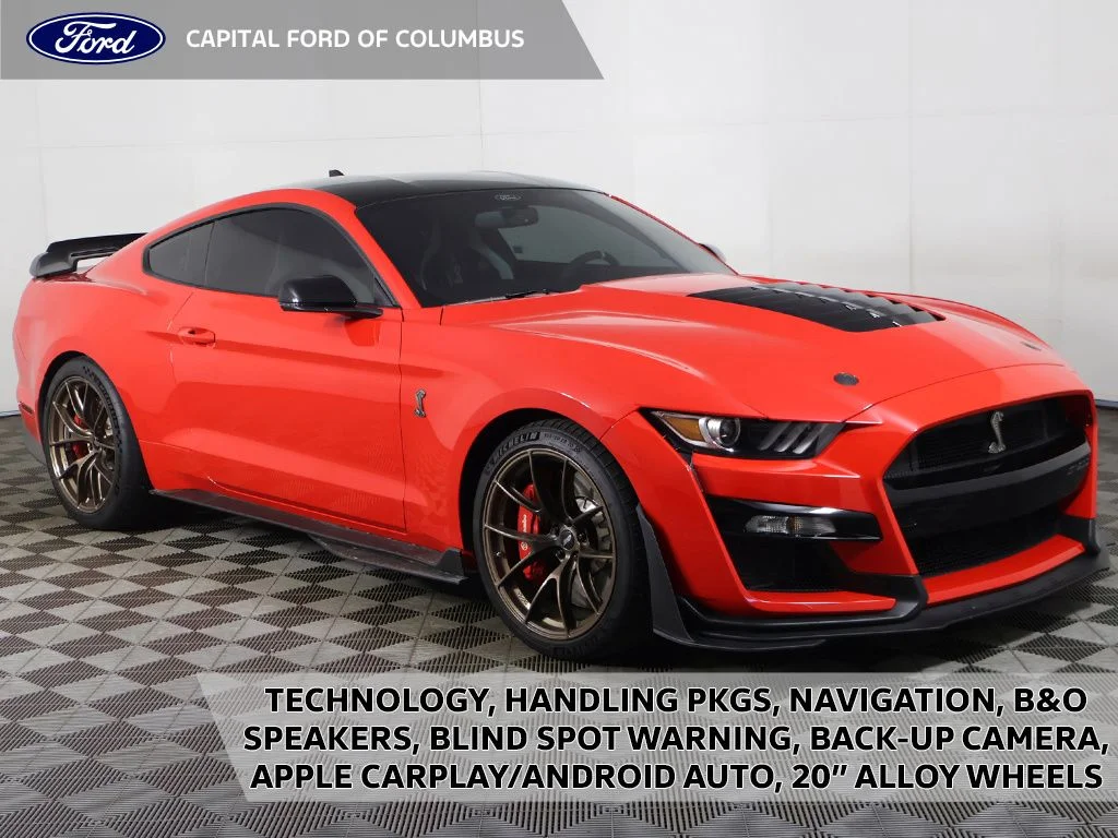 Used 2021 Race Red Ford Shelby GT500 image 1