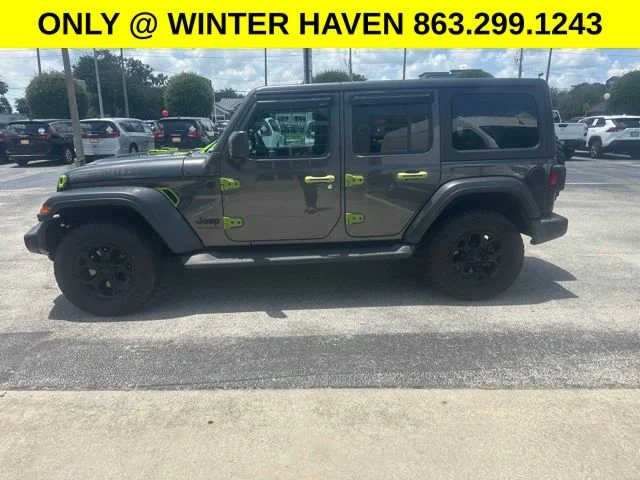 Used 2020 Gray Jeep Unlimited Willys image 4