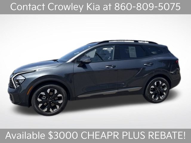 Certified Used 2023 Gray Kia X-Line image 3
