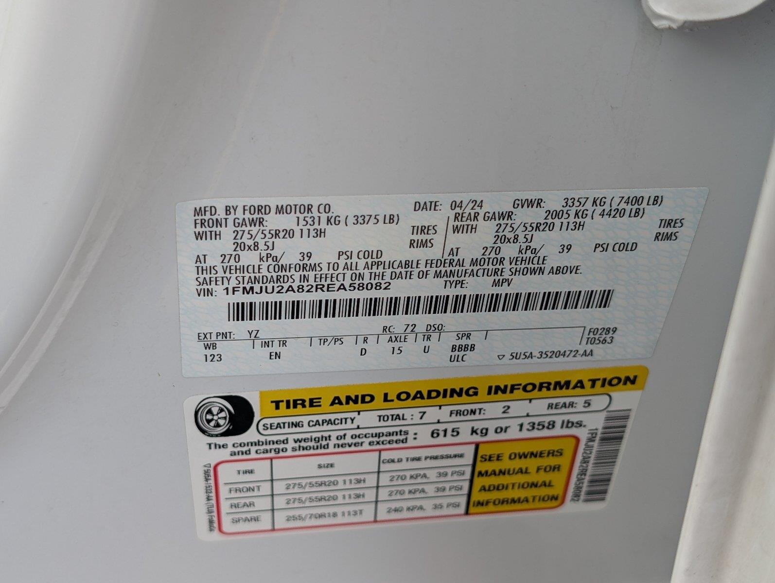 Used 2024 Oxford White Ford Limited image 14