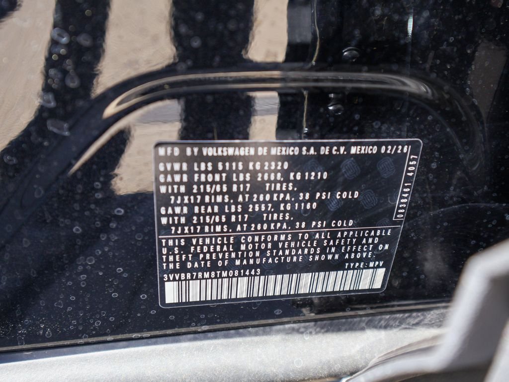 New 2026 Black Volkswagen 2.0T S image 31