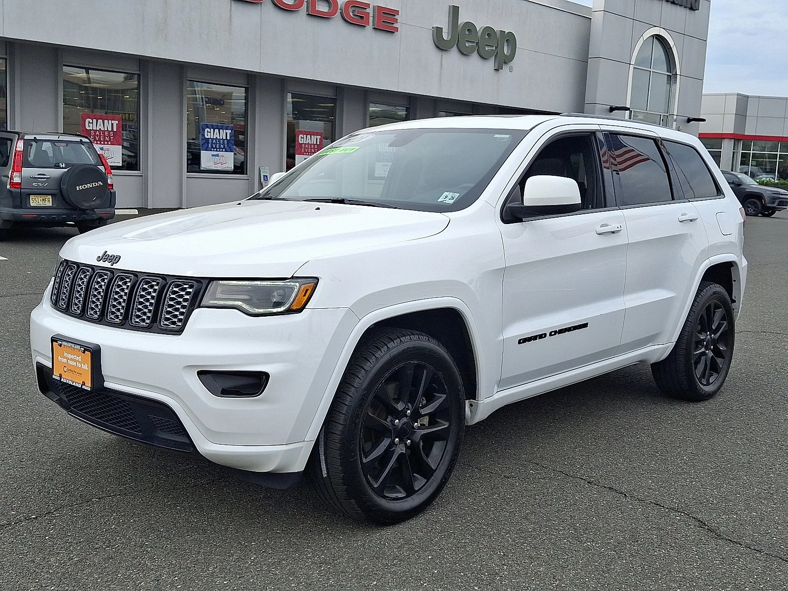 Certified Used 2021 Bright White Clearcoat Jeep Laredo X image 3