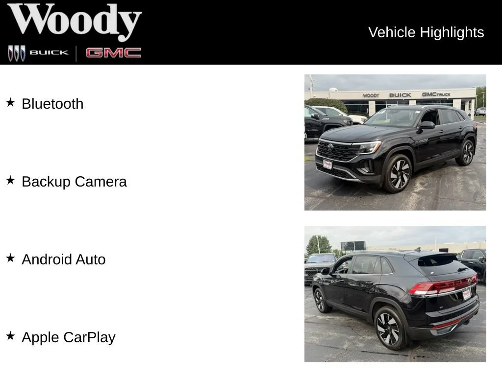 Used 2024 Black Volkswagen 2.0T SE w/Technology image 3