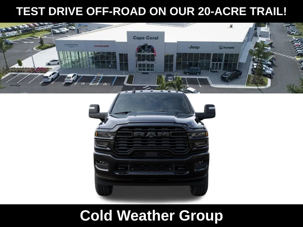 New 2026 Diamond Black Crystal Pearl-Coat Exterior Paint RAM Big Horn image 6