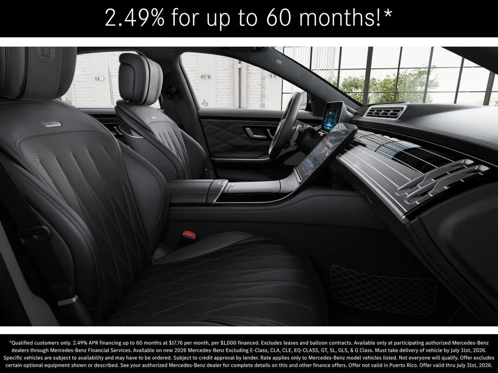 New 2026 Obsidian Black Metallic Mercedes-Benz AMG® S 63 E 4MATIC Sedan image 4