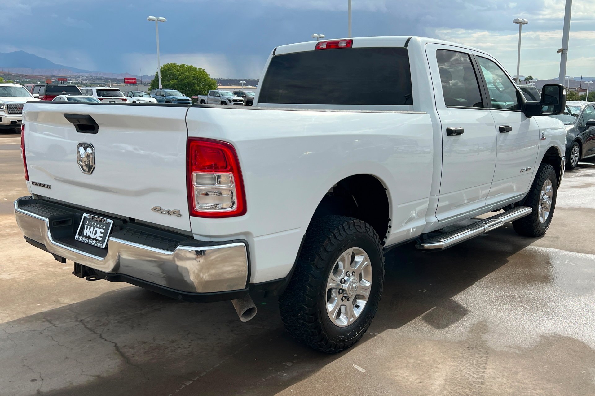 Used 2024 Bright White Clearcoat Ram Big Horn image 6