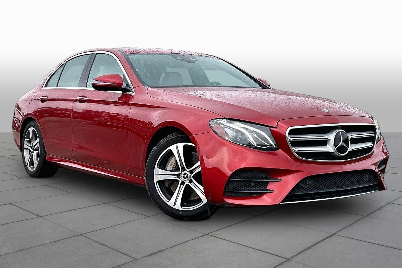 Used 2020 designo Cardinal Red Metallic Mercedes-Benz E 350 image 3