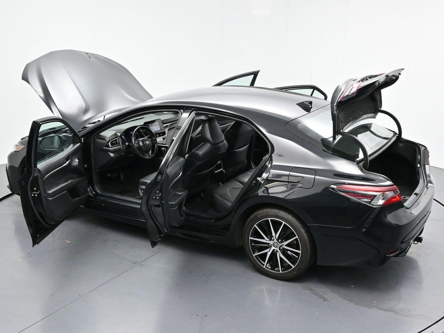 Used 2023 Midnight Black Metallic Toyota SE image 40