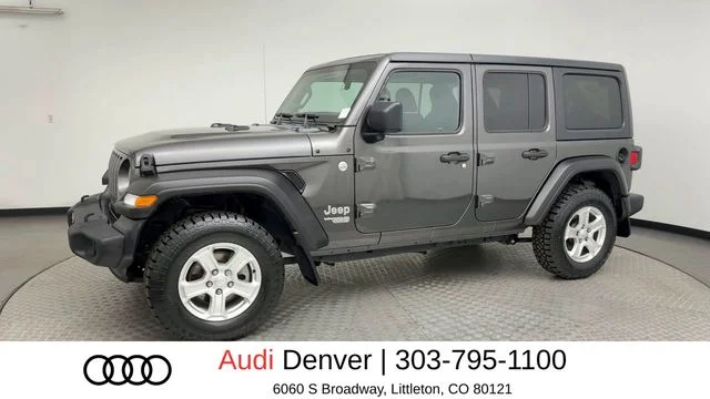 Used 2020 Gray Jeep Unlimited Sport image 6