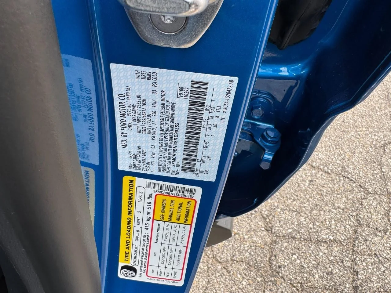 New 2025 Velocity Blue Metallic Ford Big Bend® image 16