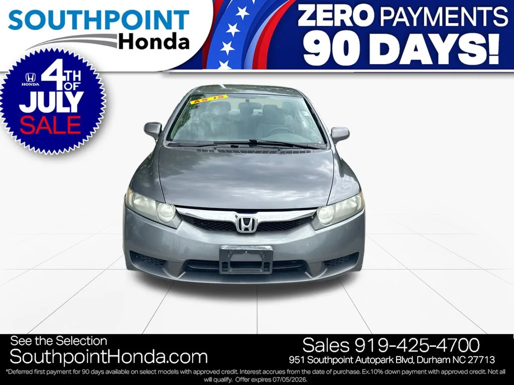 Used 2009 Honda Civic LX with VIN 2HGFA16539H331519 for sale in Durham, NC