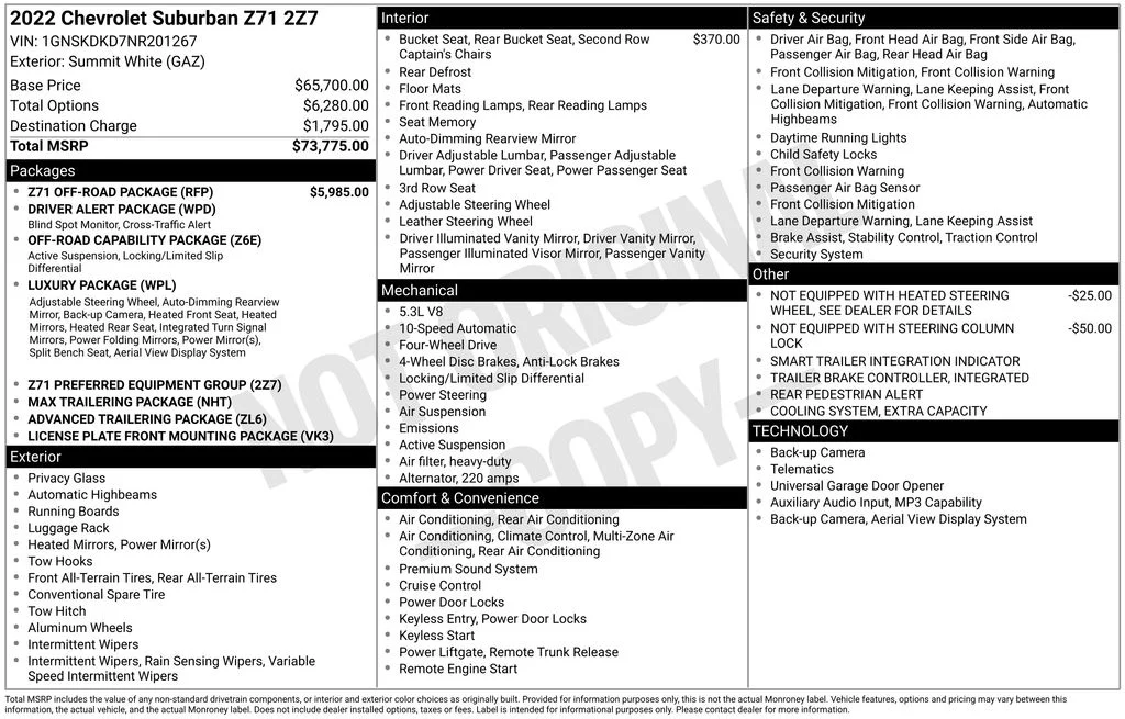 Used 2022 White Chevrolet Z71 image 5