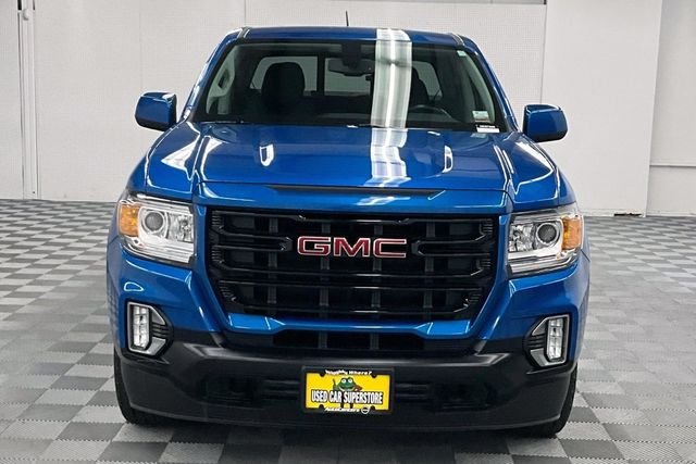 Used 2021 Dynamic Blue Metallic GMC Elevation image 4
