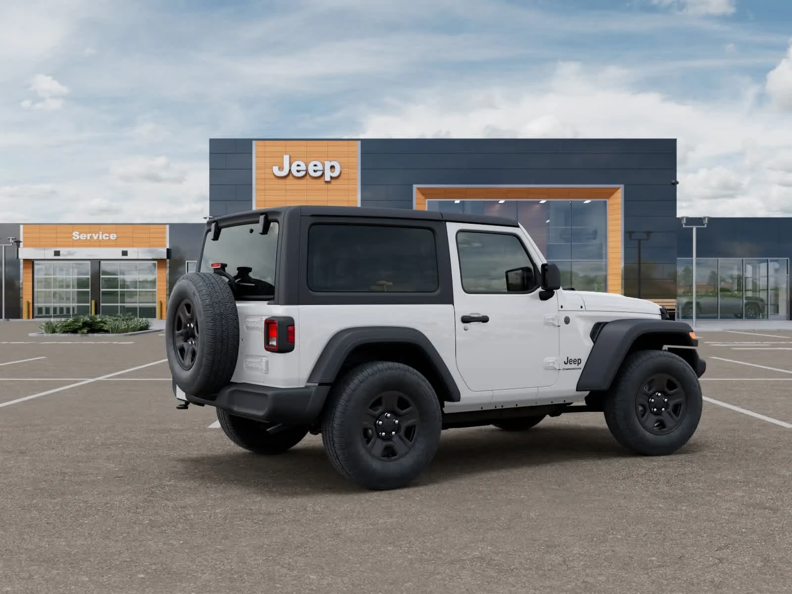 New 2026 Bright White Clearcoat Jeep Sport image 4