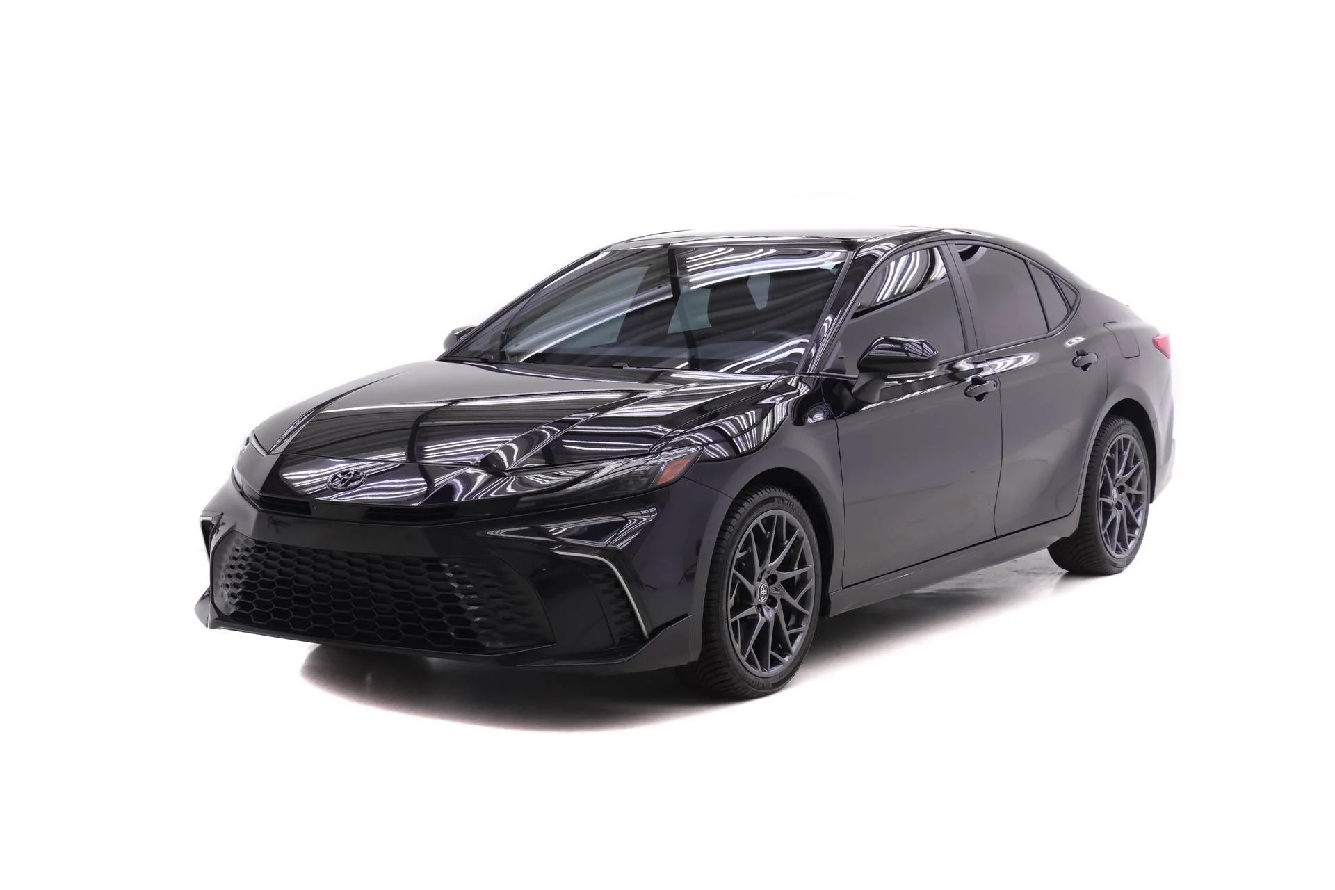 Used 2025 Black Toyota XSE image 1