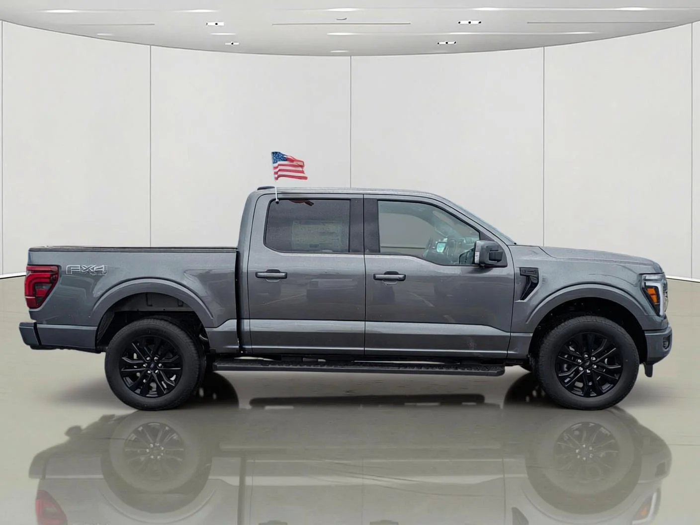 New 2026 Carbonized Gray Metallic Ford Lariat® image 4