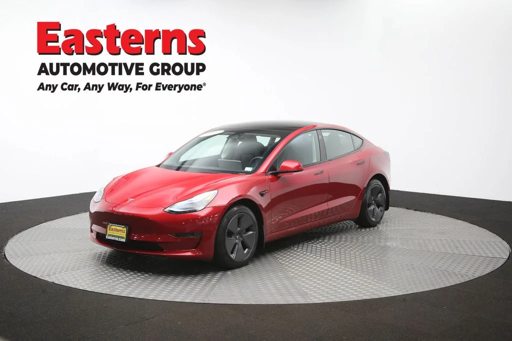 Used 2022 Red Tesla Base image 53