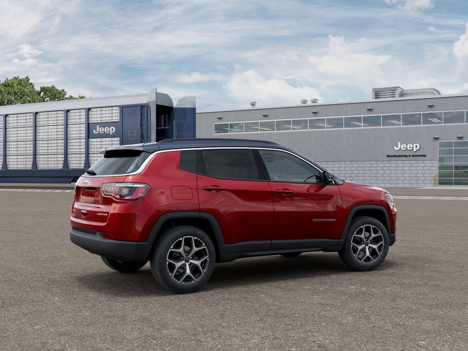 New 2026 Red Hot Pearl-Coat Exterior Paint Jeep Limited image 19