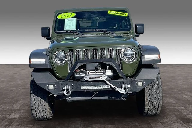 Used 2021 Green Jeep Rubicon image 3