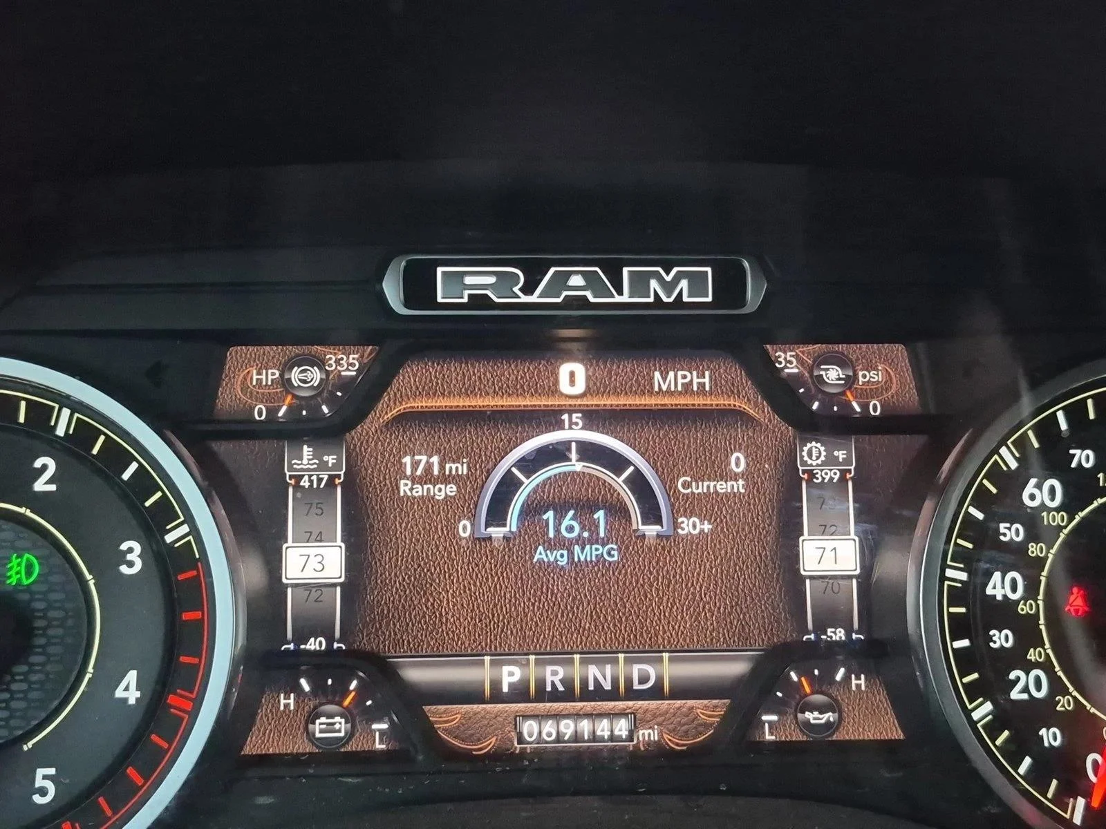 Used 2021 RV Match Walnut Brown Clearcoat Metallic Ram Big Horn image 9