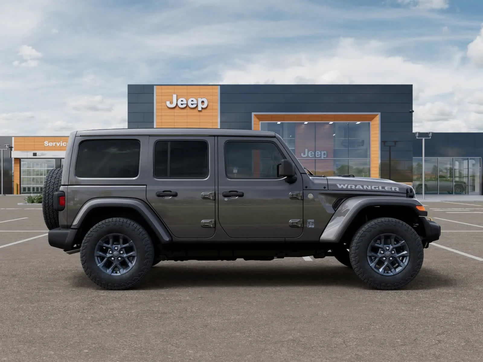 New 2026 Granite Crystal Metallic Clearcoat Jeep 85th Anniversary image 21