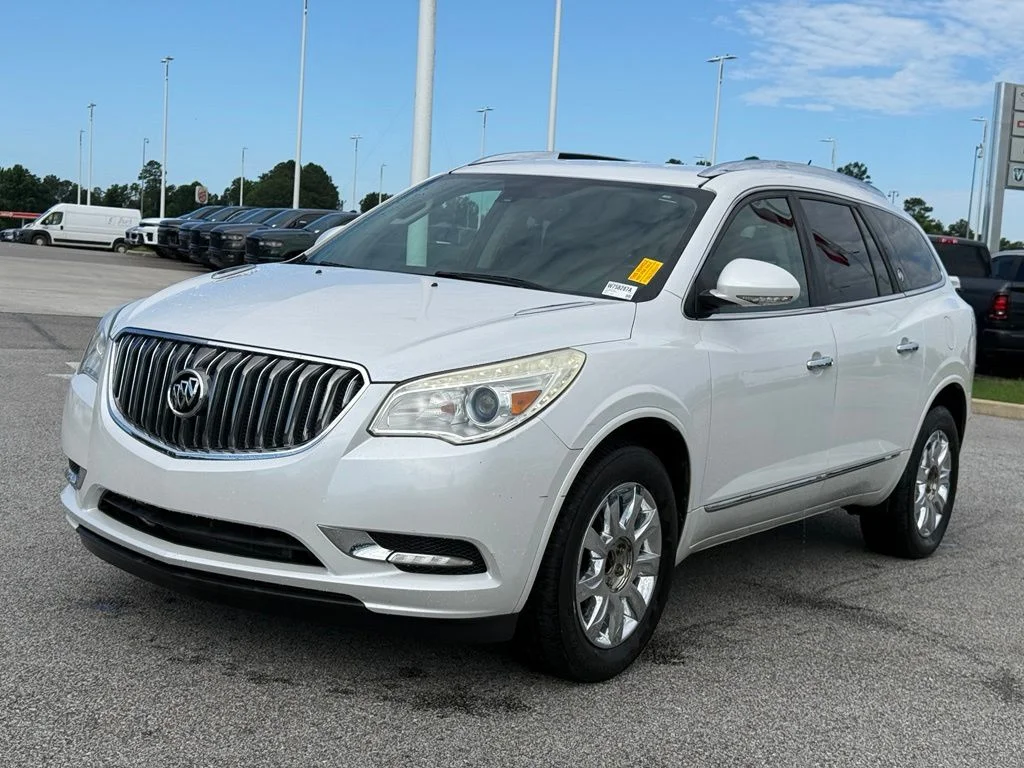 Used 2017 White Buick Leather Group image 1