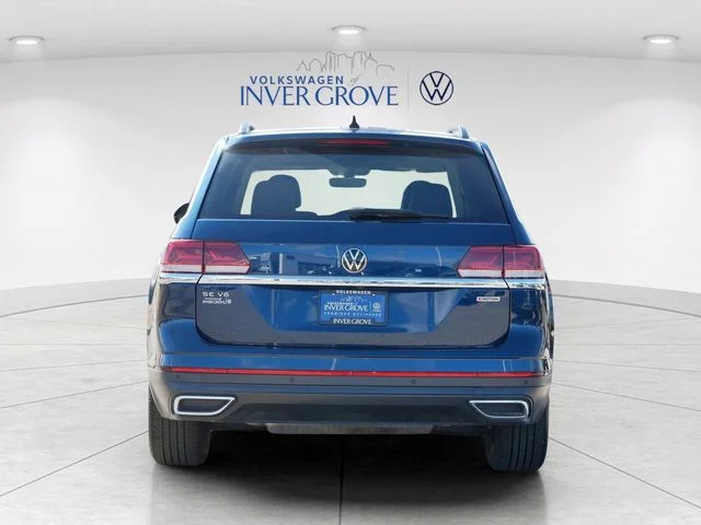 Certified Used 2022 Blue Volkswagen 3.6L V6 SE w/Technology image 6