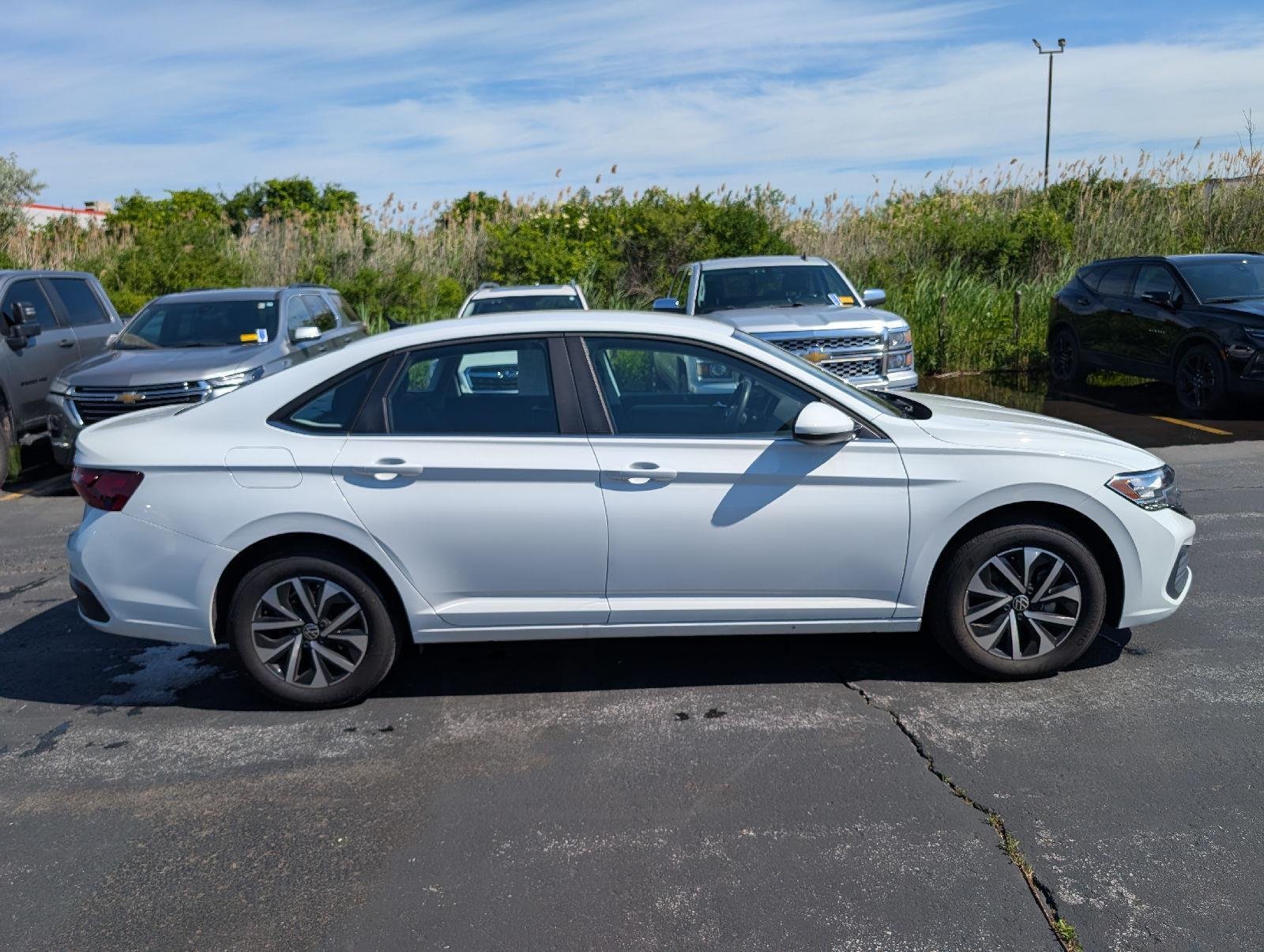 Used 2024 Pure White Volkswagen S image 7