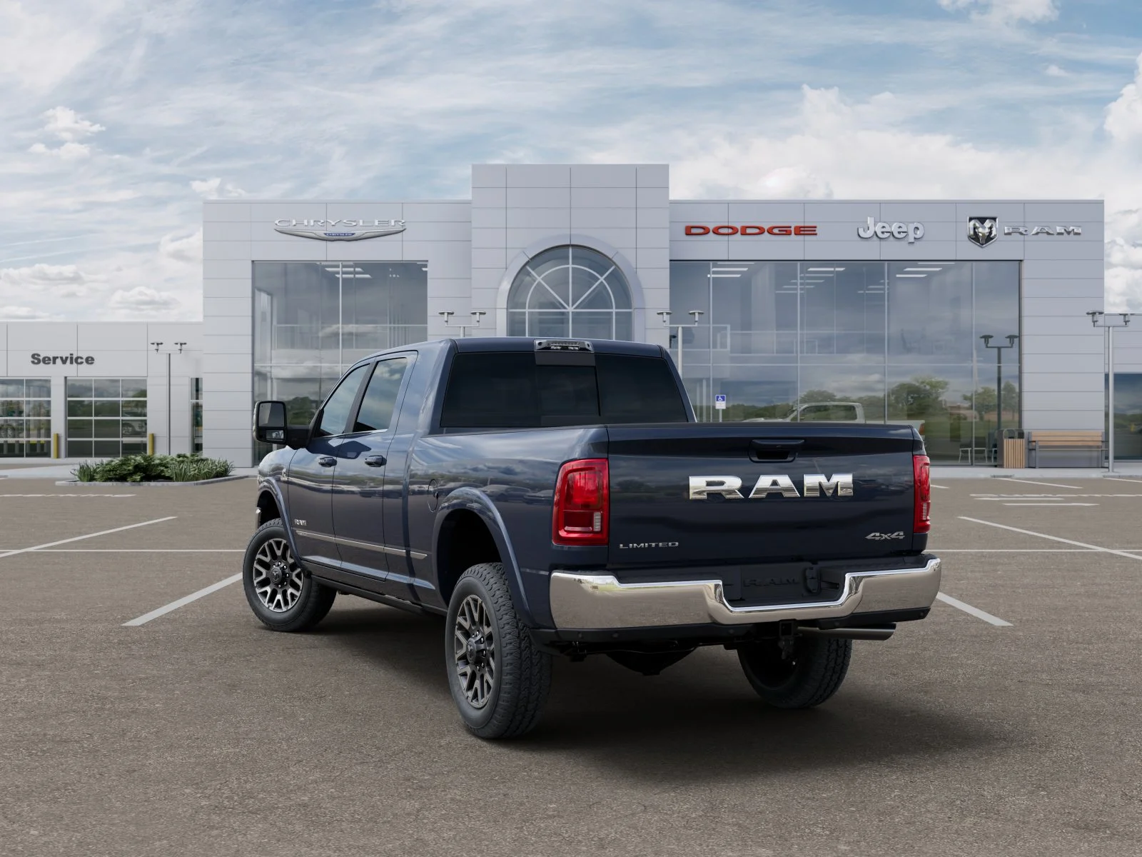 New 2025 Forged Blue Metallic Exterior Paint RAM Limited image 30
