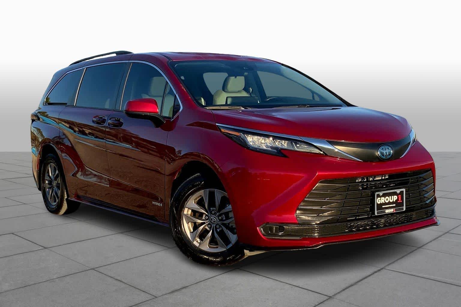 Used 2021 Ruby Flare Pearl Toyota LE image 3
