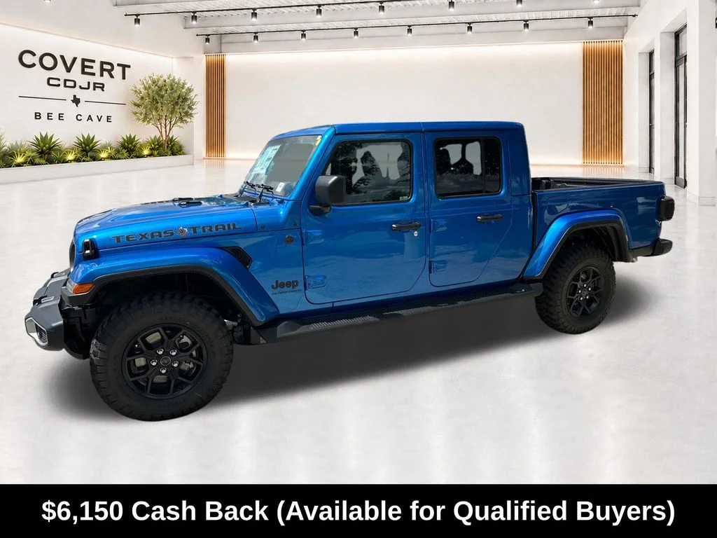 New 2026 Hydro Blue Pearlcoat Jeep Texas Trail image 5