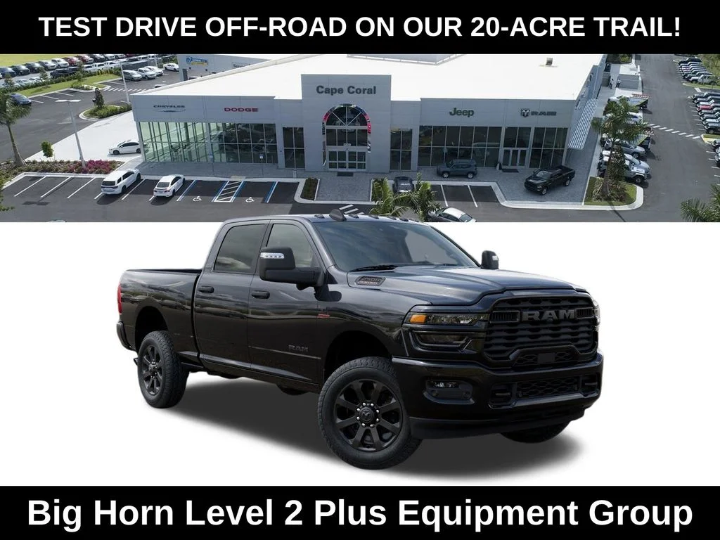 New 2026 Diamond Black Crystal Pearl-Coat Exterior Paint RAM Big Horn image 5