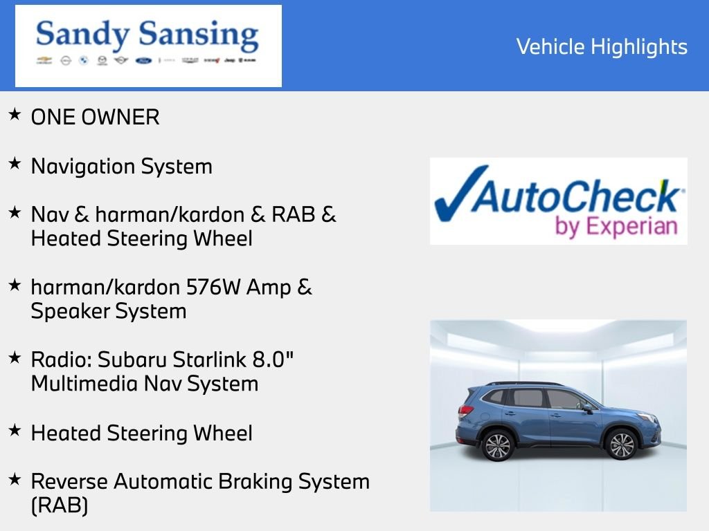 Used 2022 Blue Subaru Limited image 7