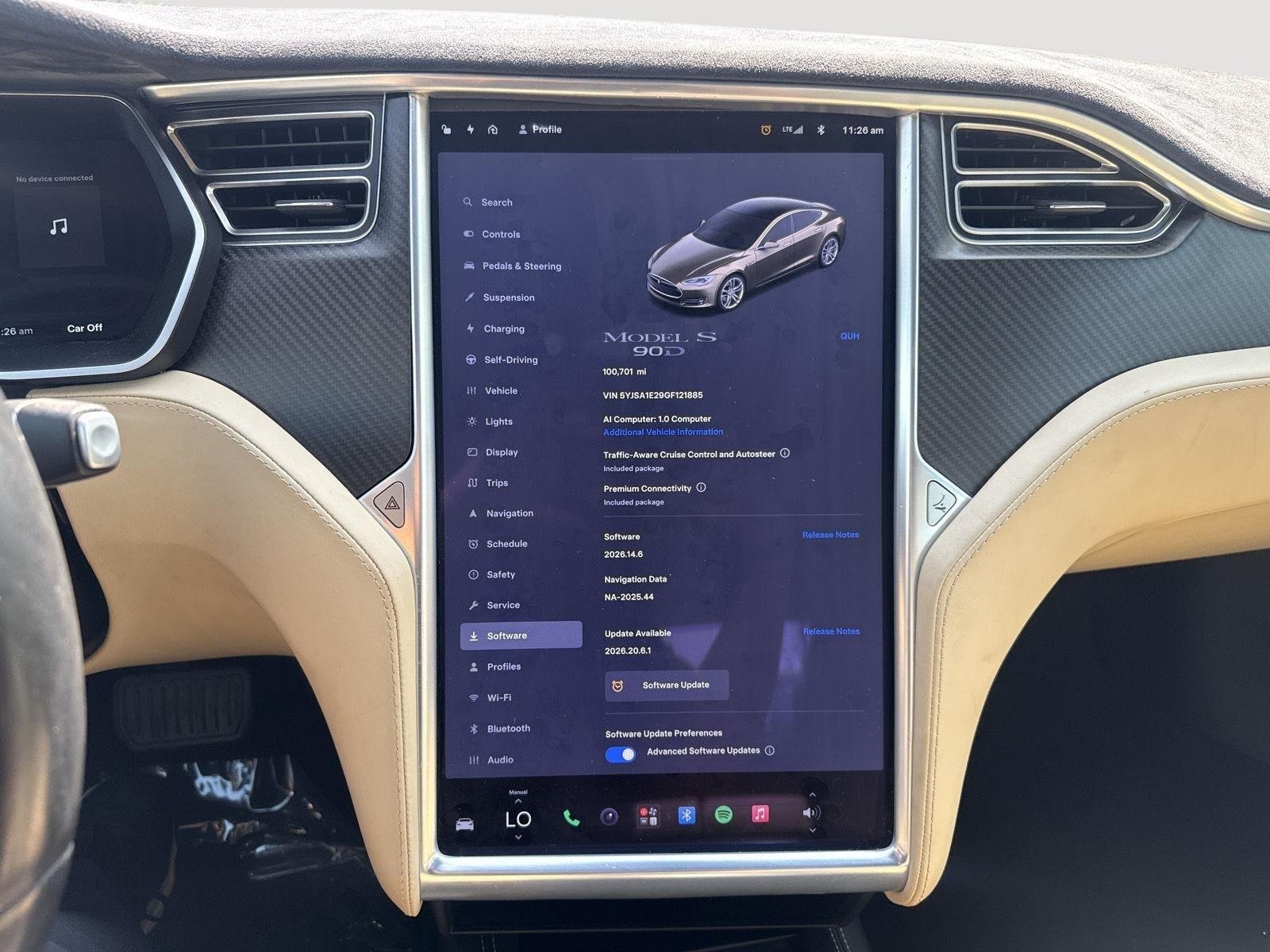 Used 2016 Titanium Metallic Tesla 90D image 4
